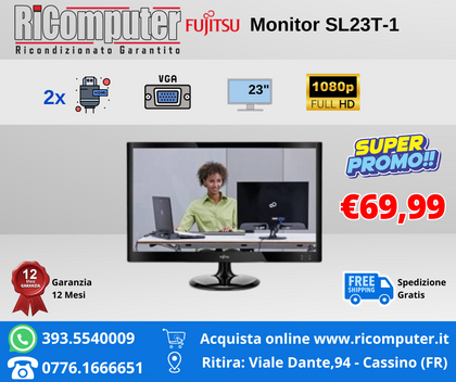 Monitor Fujitsu SL23T-1 23 Pollici FullHd