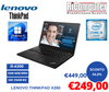 ULTRABOOK LENOVO THINKPAD X260 INTEL I5-6200U RAM 16GB DDR4 SSD 480GB