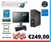 PROMO POSTAZIONE WORK PC I5 RAM 8GB SSD+MONITOR 20+MOUSE E TASTIERA a soli €249,00